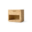 Burl Bedside Table