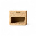 Burl Bedside Table