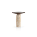 Travertine Side Table 01