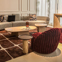 Travertine Side Table 01